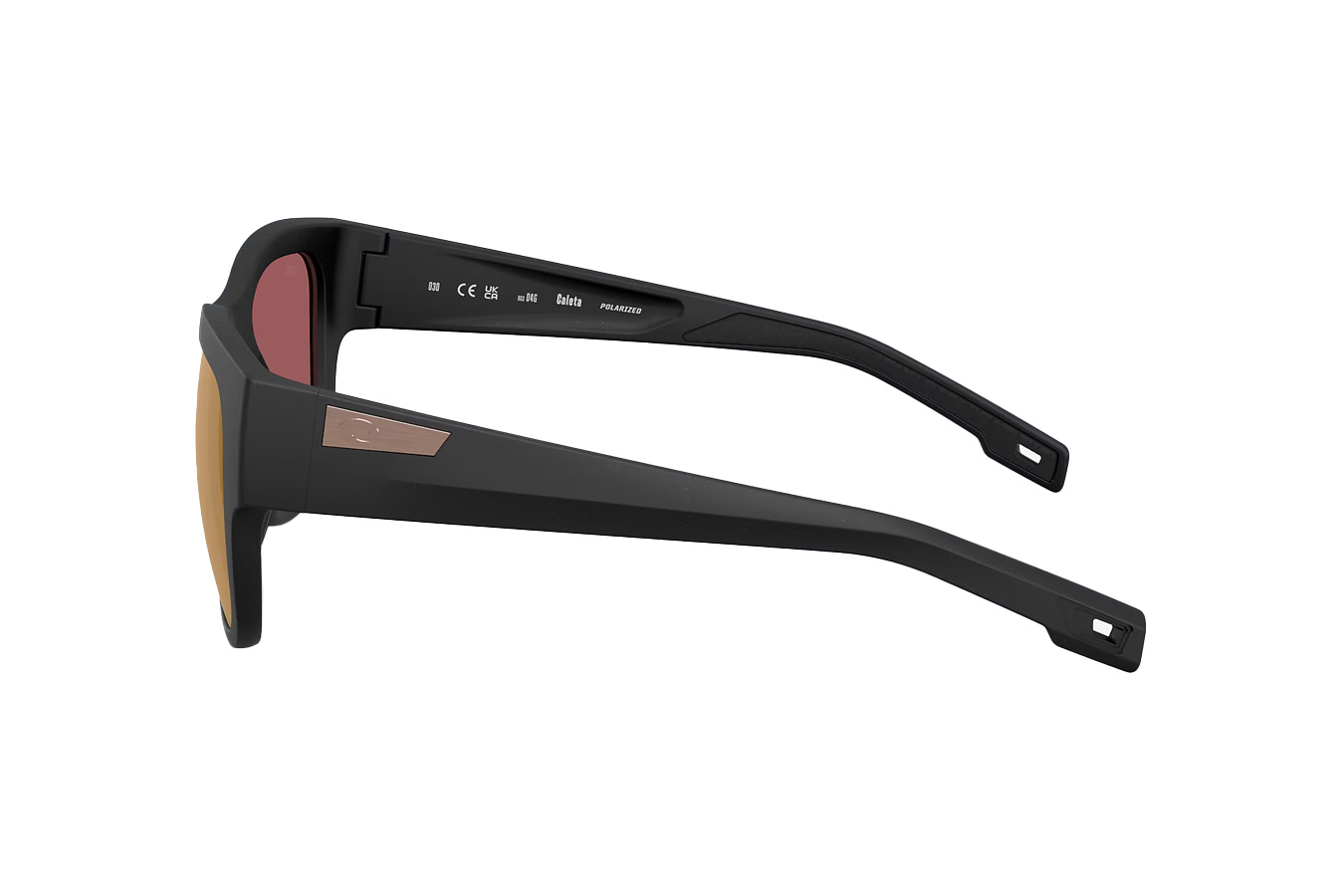 COSTA DEL MAR Caleta Netplus Black Frame with Gold Mirror Polarized Lenses